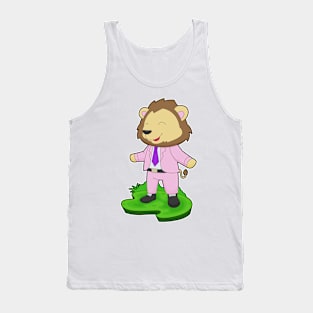 Lion Groom Tie Wedding Tank Top